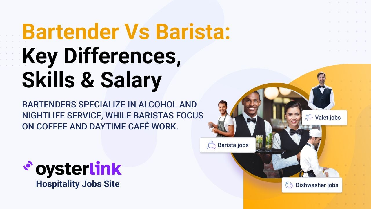 bartender barista comparison